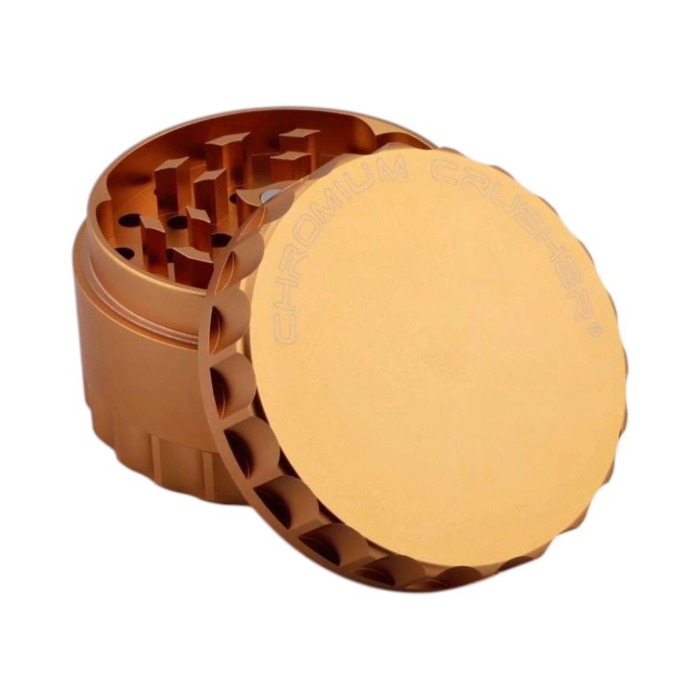 Chromium Crusher CHR Metal Grinder-4 Piece-Gold