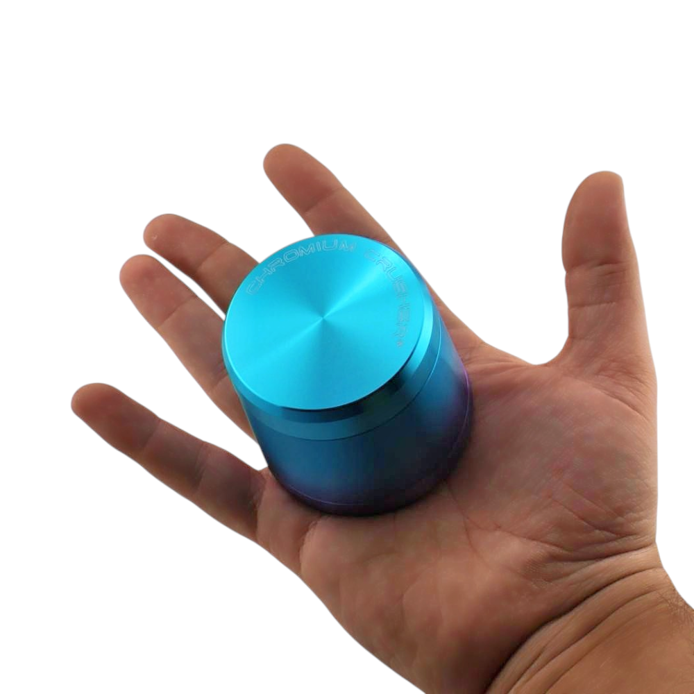 Chromium Crusher Line Metal Grinder-4 Piece-Blue