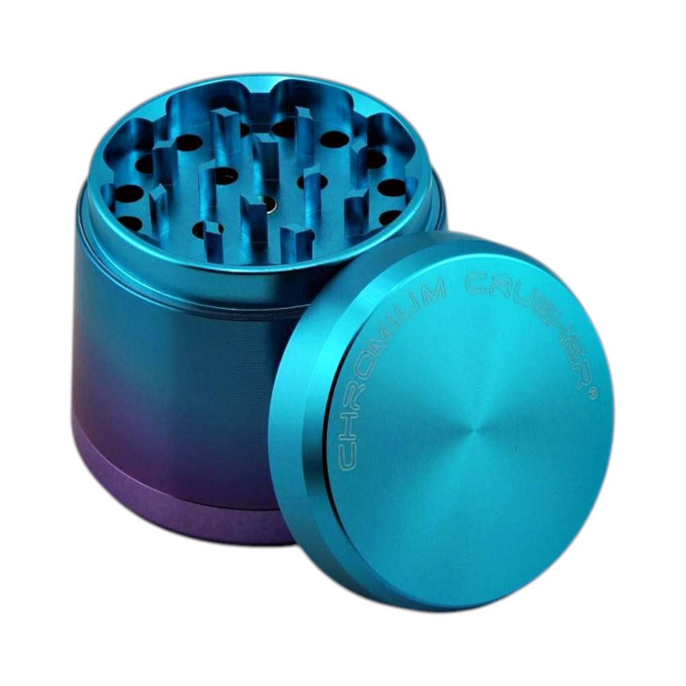 Chromium Crusher Line Metal Grinder-4 Piece-Blue