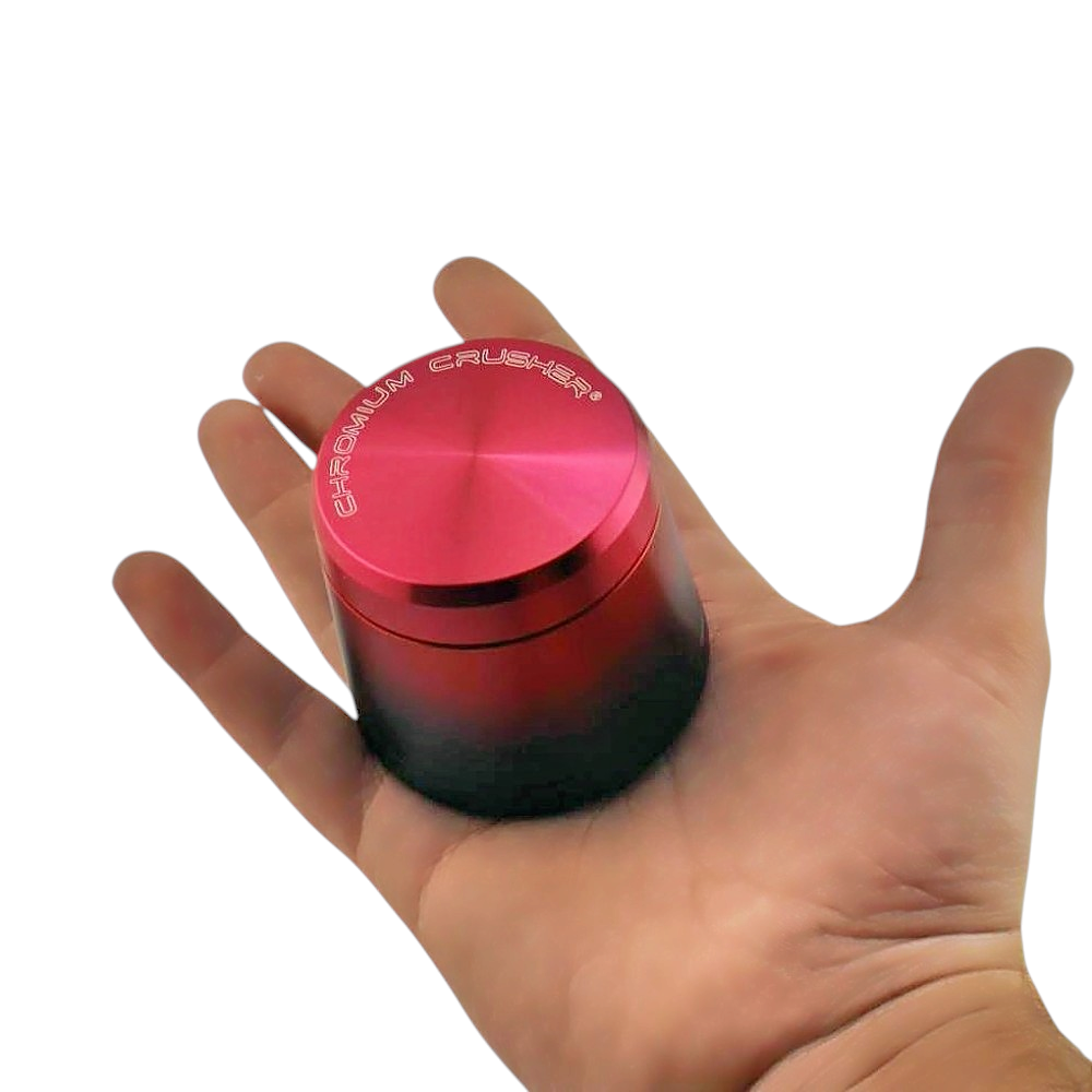 Chromium Crusher Line Metal Grinder-4 Piece-Red