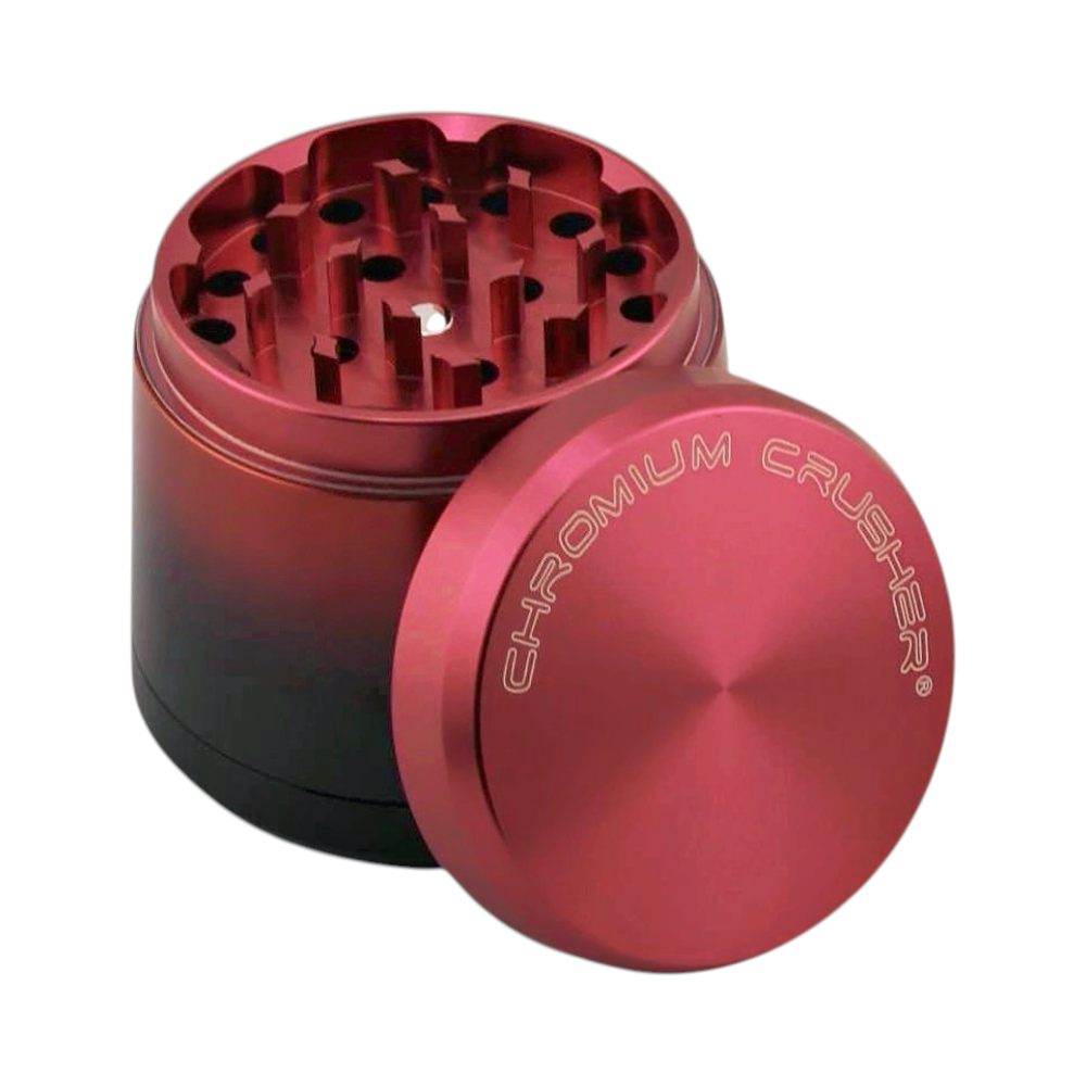 Chromium Crusher Line Metal Grinder-4 Piece-Red