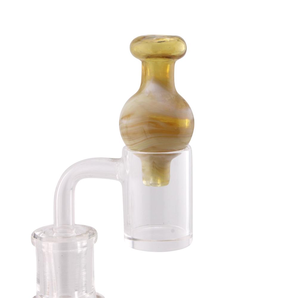 Citrine Shine Glass Carb Cap-Yellow