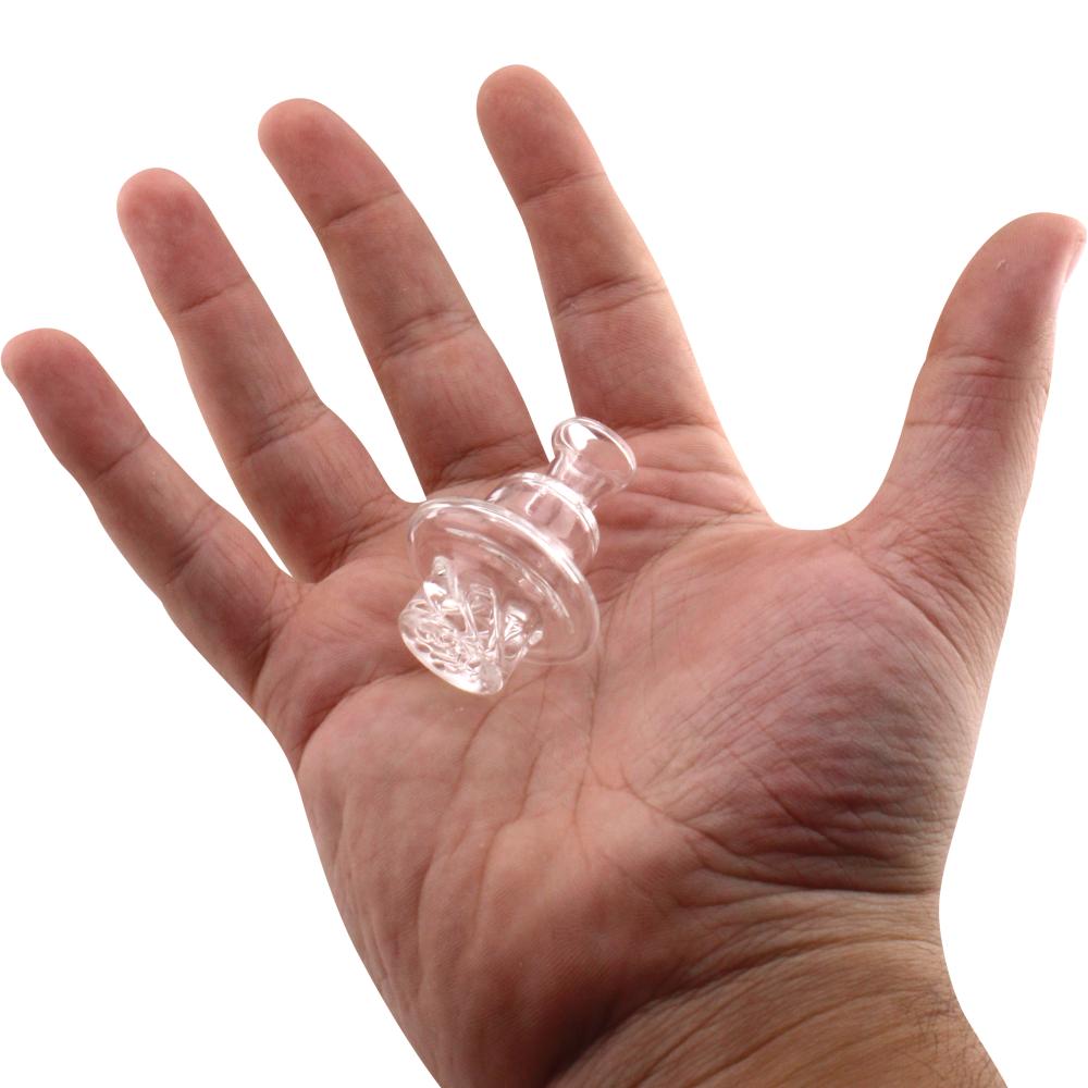 Classic Design Glass Carb Cap-Clear