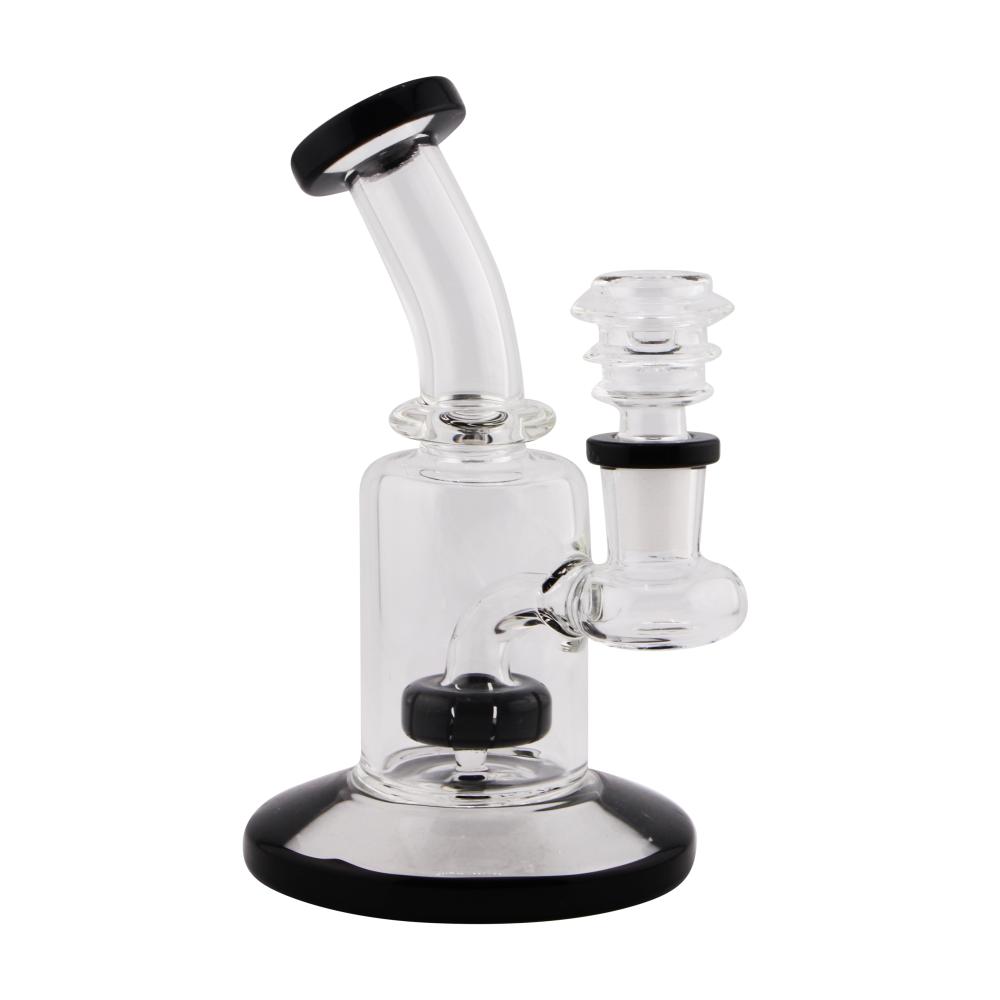 Classic Small Glass Bent Neck Beaker Water Pipe