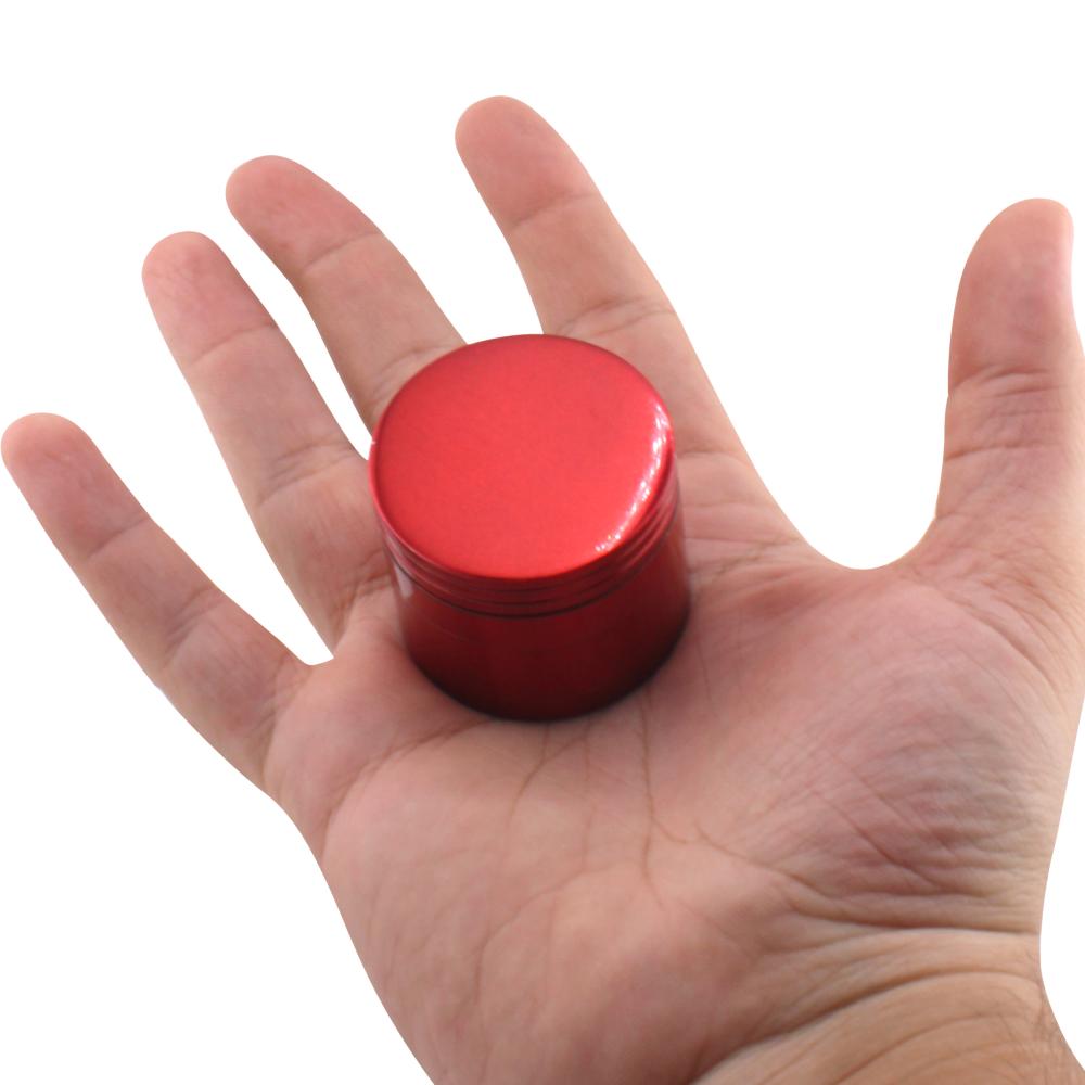 Classic Small Metal Grinder-4 Piece-Red