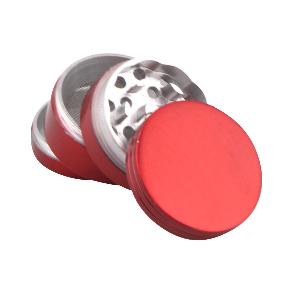 Classic Small Metal Grinder-4 Piece-Red