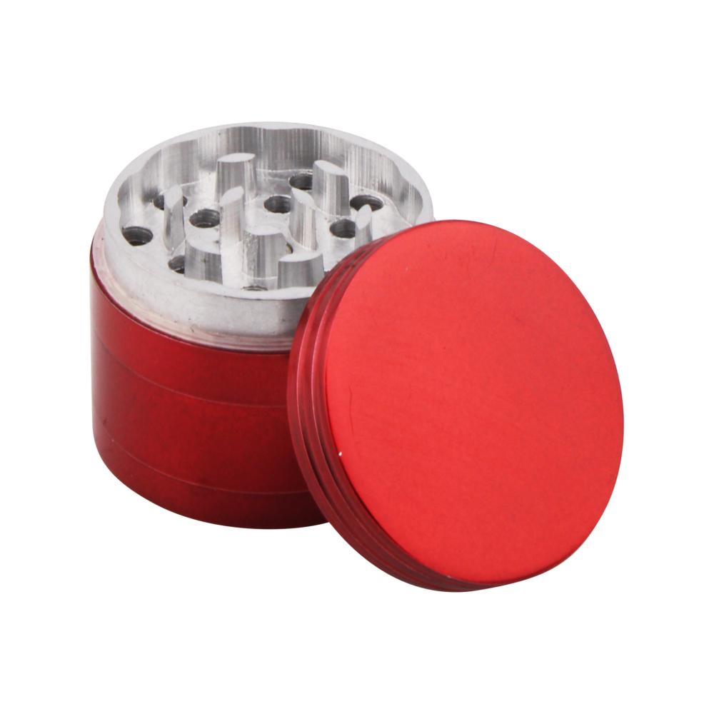 Classic Small Metal Grinder-4 Piece-Red