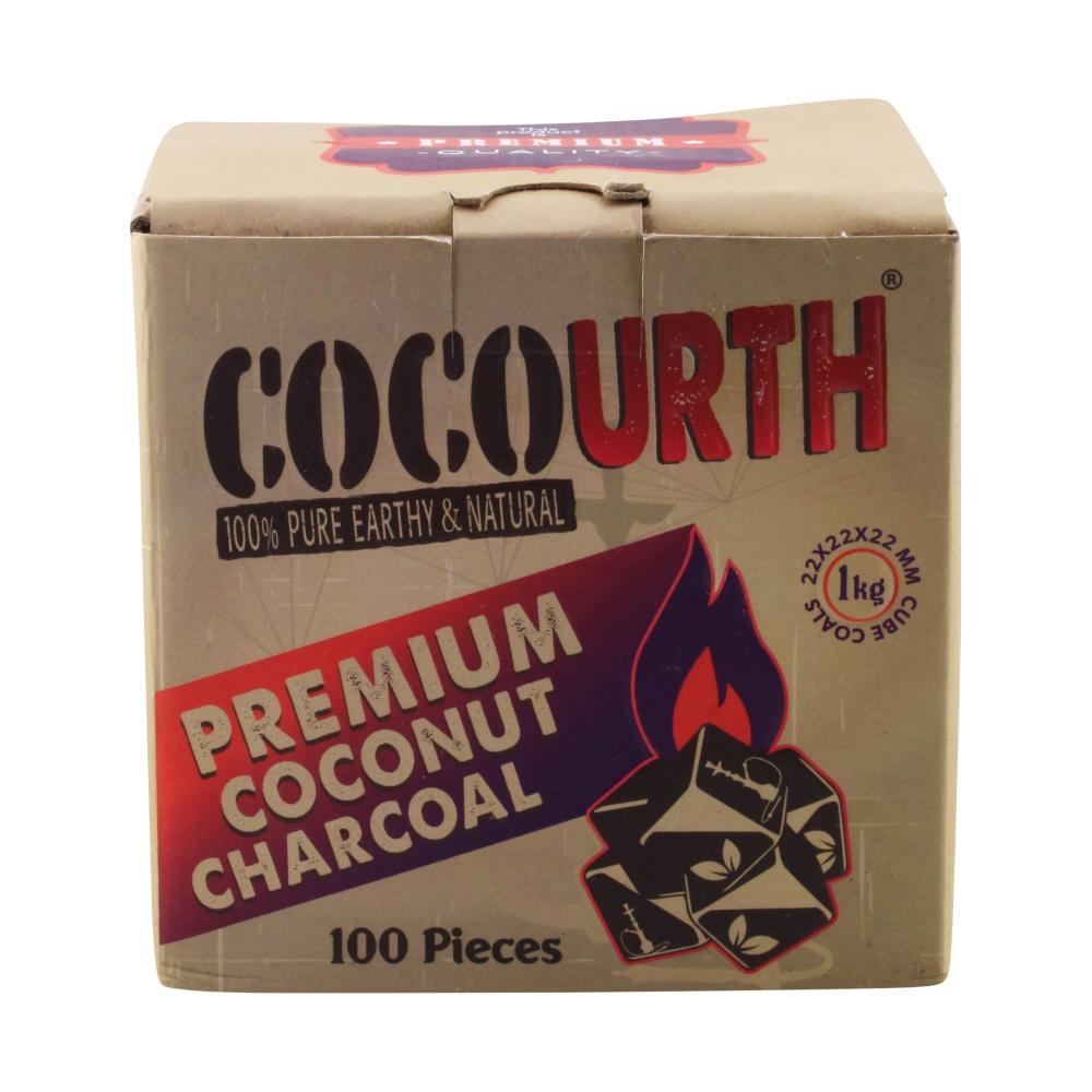 Cocourth Coconut Shisha Charcoal Cubes 1kg 100pcs