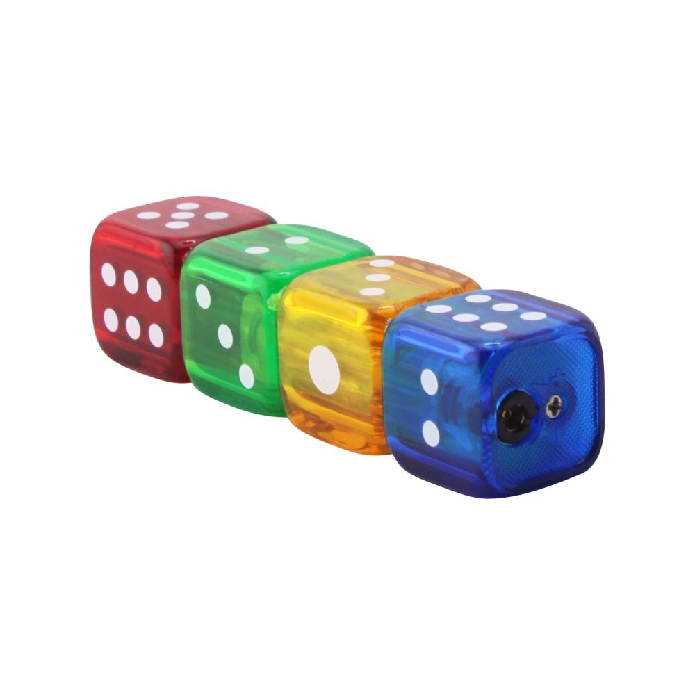 Colorful Dice Single Flame Torch Lighter-Mix