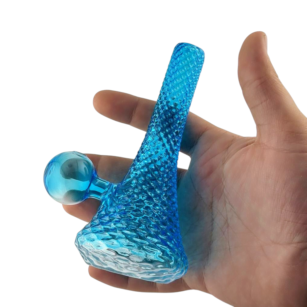 Cone Shape Oil Burner Bubbler-Blue
