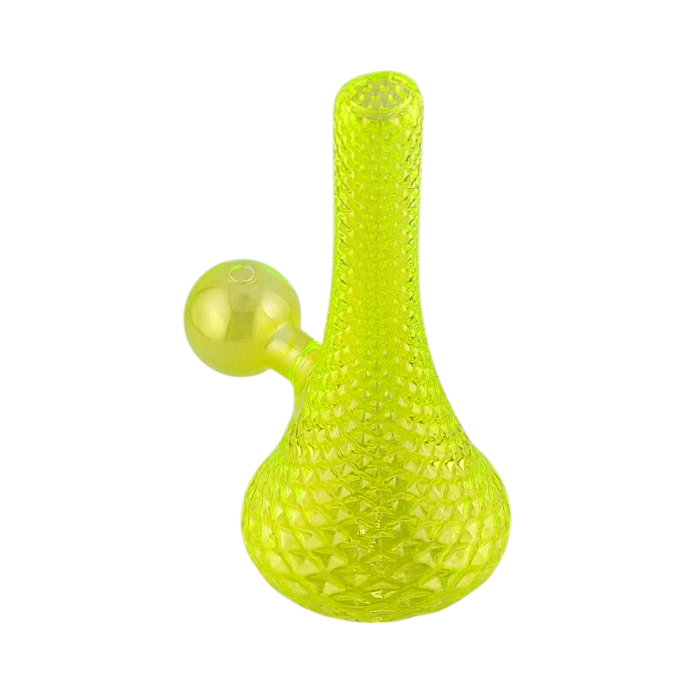 Cone Shape Oil Burner Bubbler-Lime Green