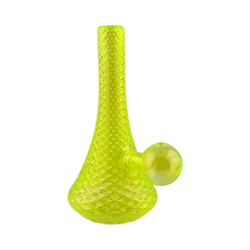 Cone Shape Oil Burner Bubbler-Lime Green
