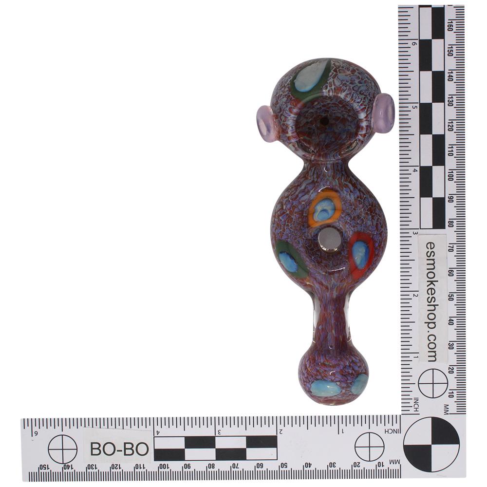 Coral Glass Hand Pipe-Purple