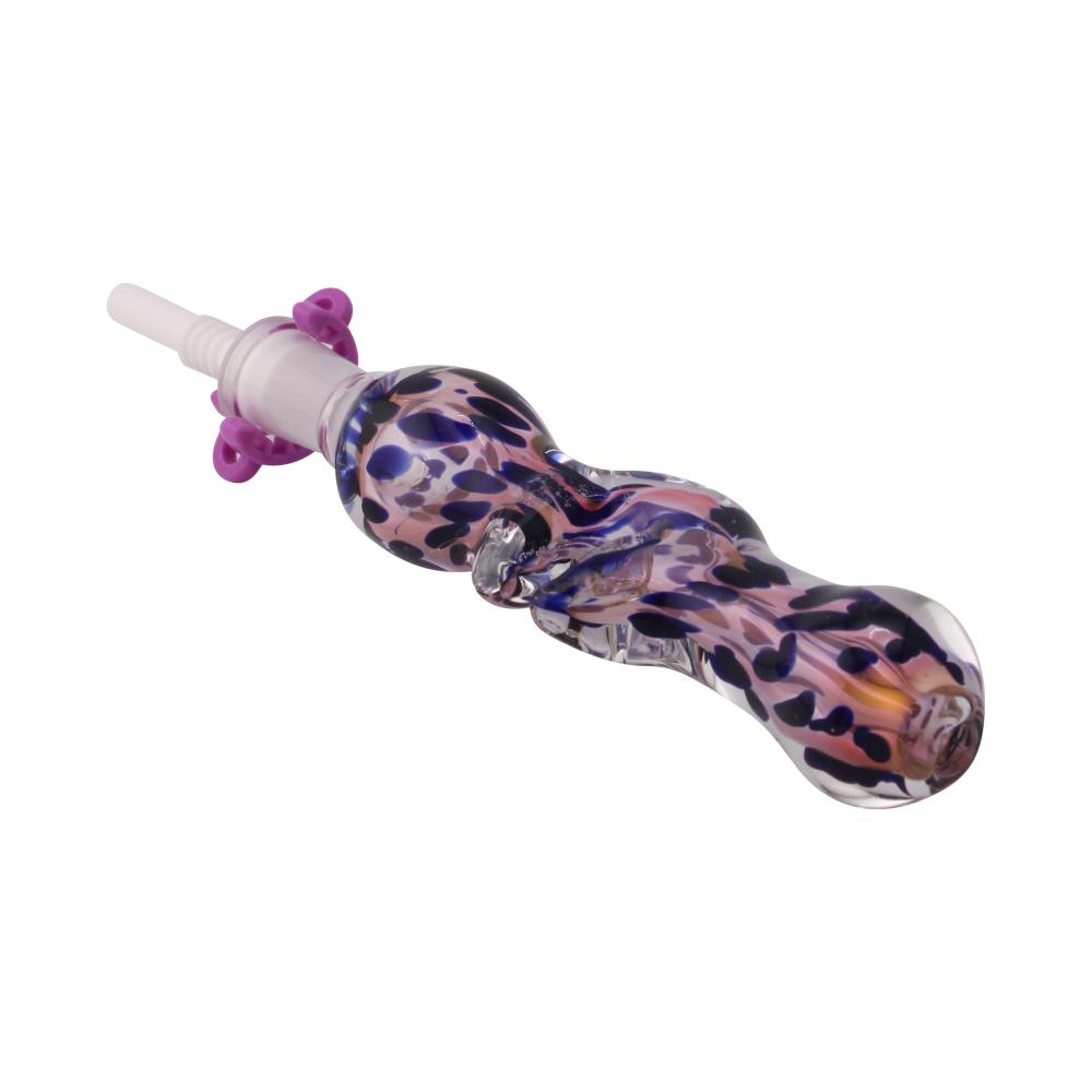 Cosmic Spot Small Glass Nectar Collector-Pink