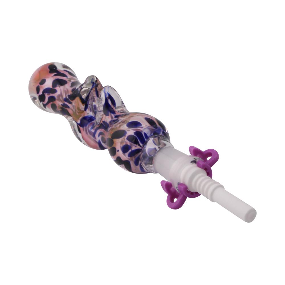Cosmic Spot Small Glass Nectar Collector-Pink