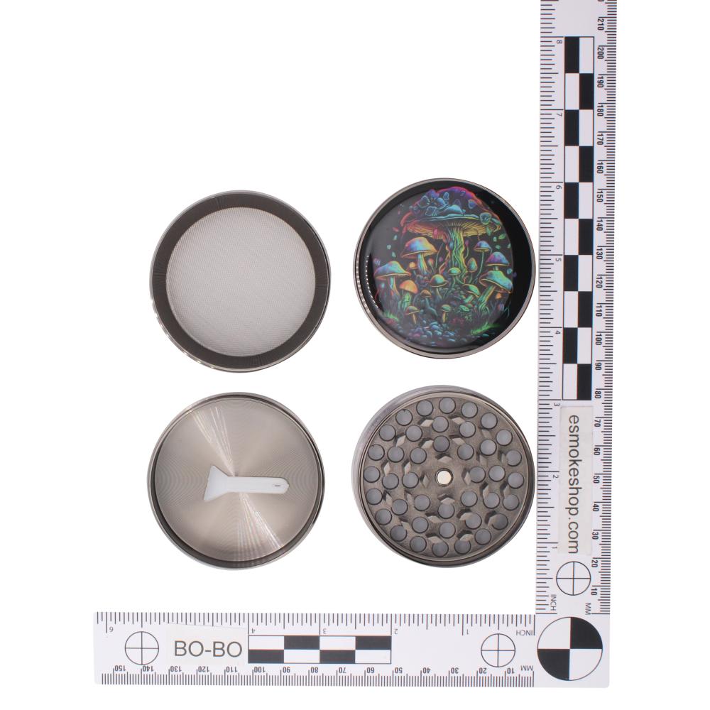 Cosmo Shroom Metal Grinder-4 Piece-Purple