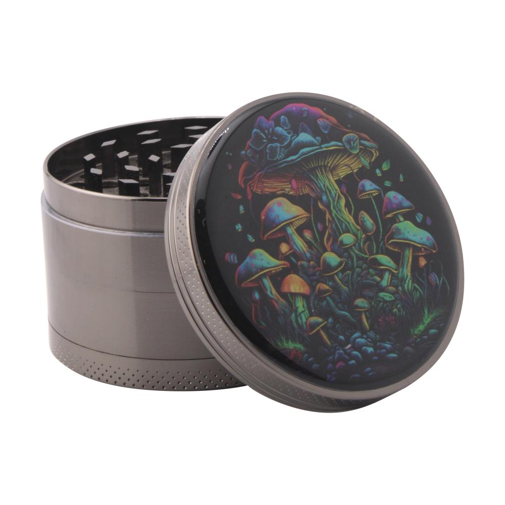Cosmo Shroom Metal Grinder-4 Piece-Purple