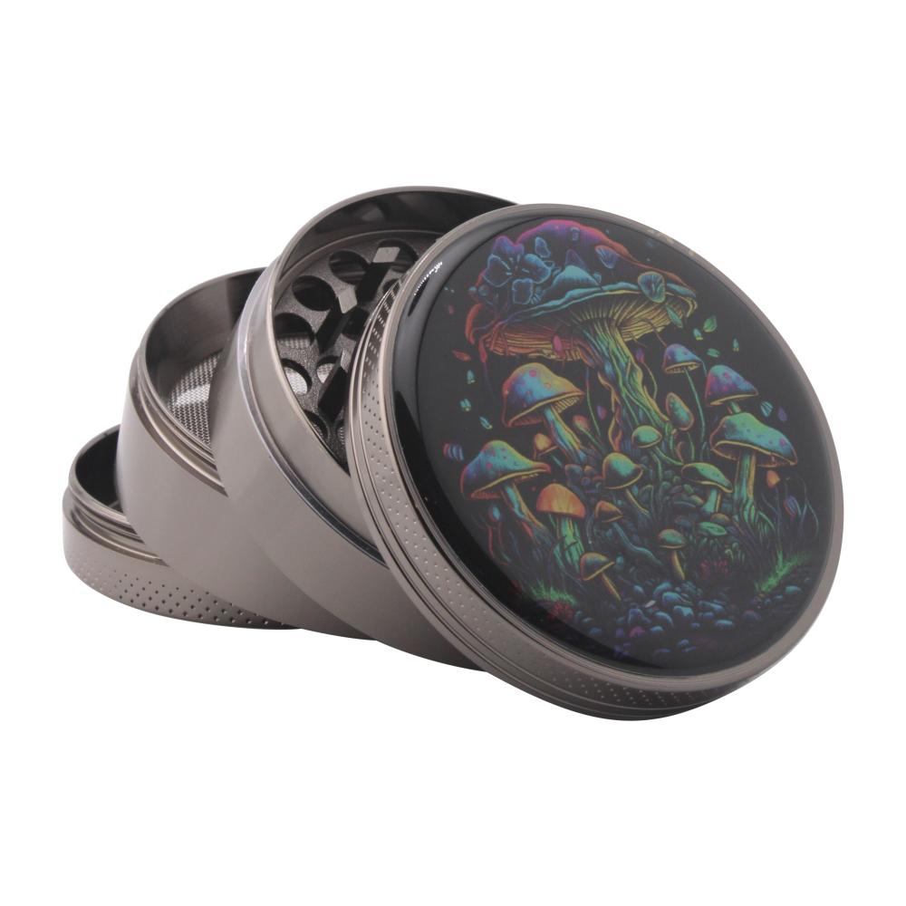 Cosmo Shroom Metal Grinder-4 Piece-Purple