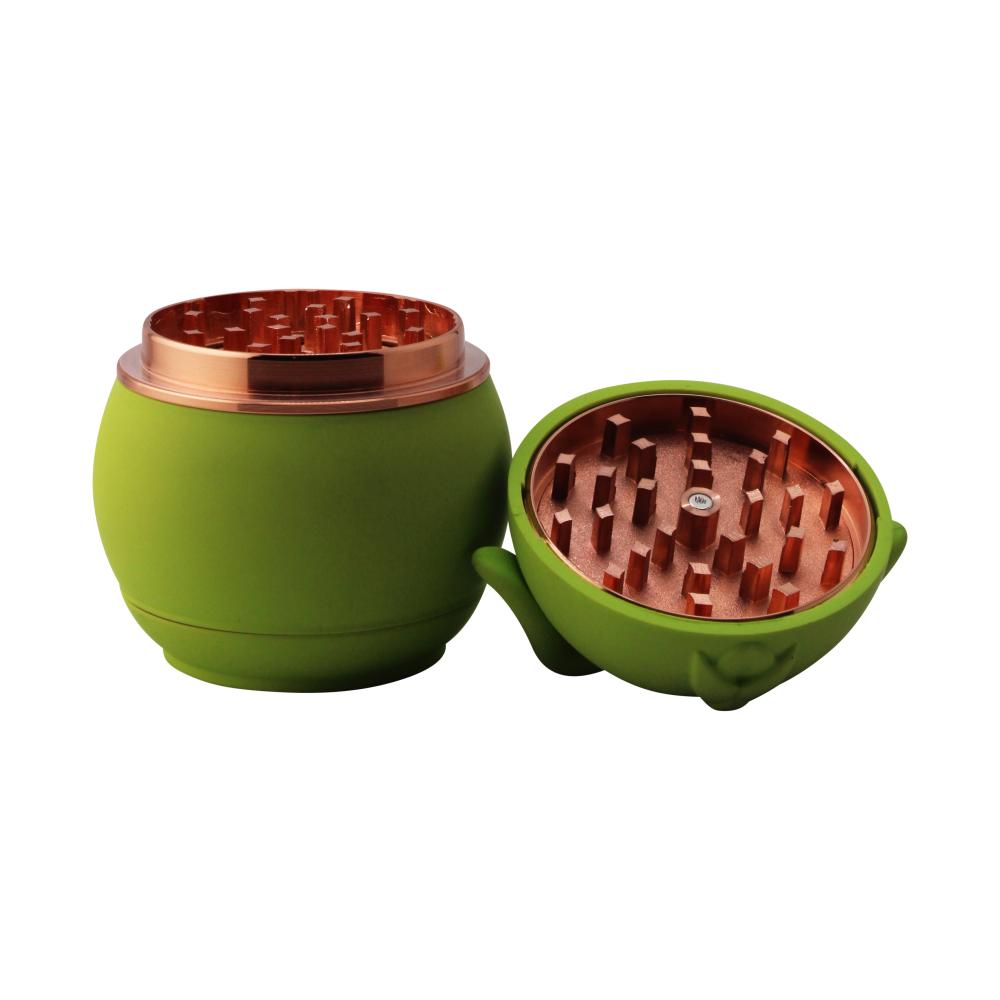 Crush Puppy Plastic Grinder-4 Piece-Lime Green