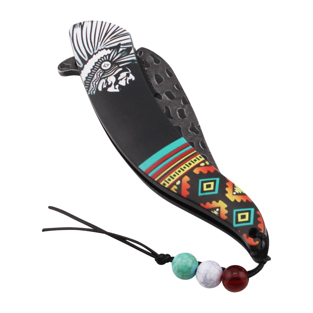 Dark Fantasy N34 Folding Pocket Knife-Black