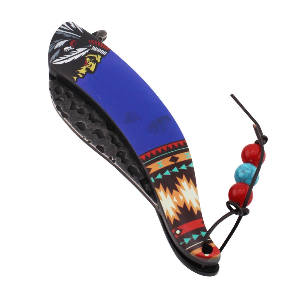 Dark Fantasy N34 Folding Pocket Knife-Blue