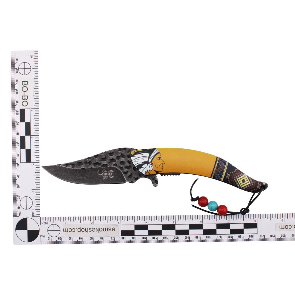 Dark Fantasy N34 Folding Pocket Knife-Yellow