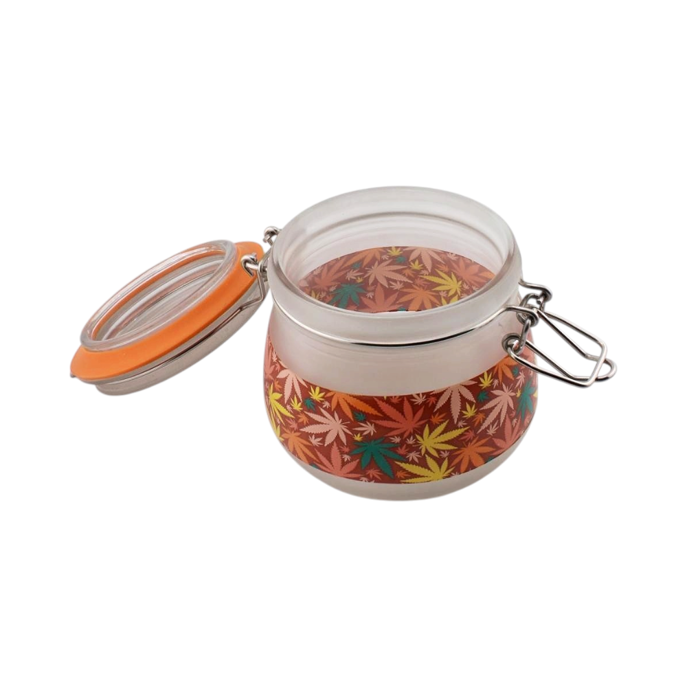 Dark Tank Big Smell Proof Storage Jar-Orange