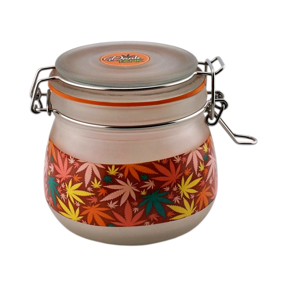 Dark Tank Big Smell Proof Storage Jar-Orange