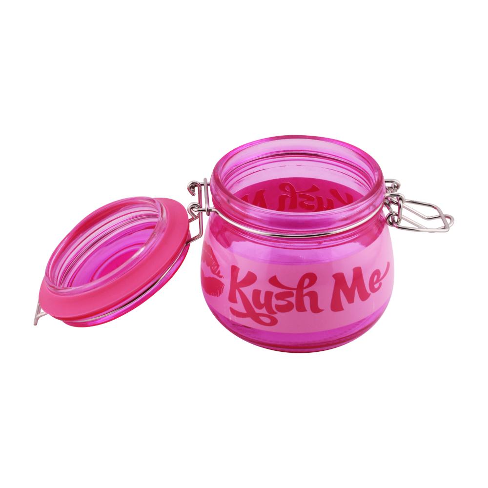 Dark Tank Big Smell Proof Storage Jar-Pink