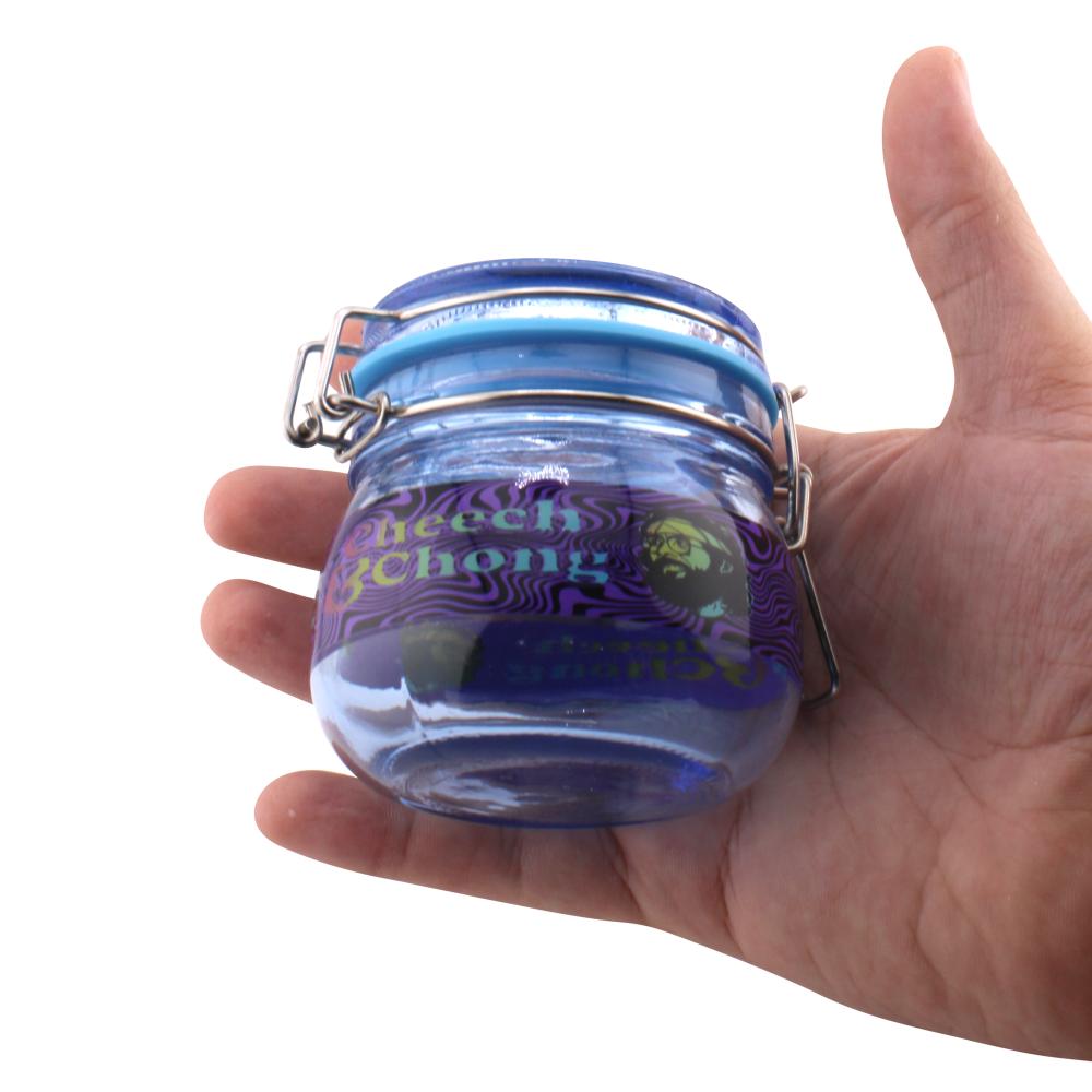 Dark Tank Medium-Blue Smell Proof Storage Jar-Blue