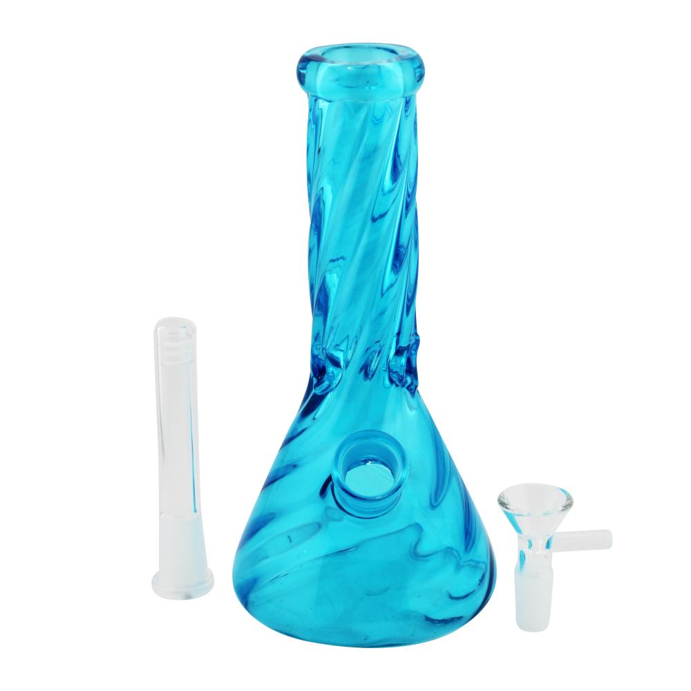 Deep Sea Swirl Water Pipe-Blue