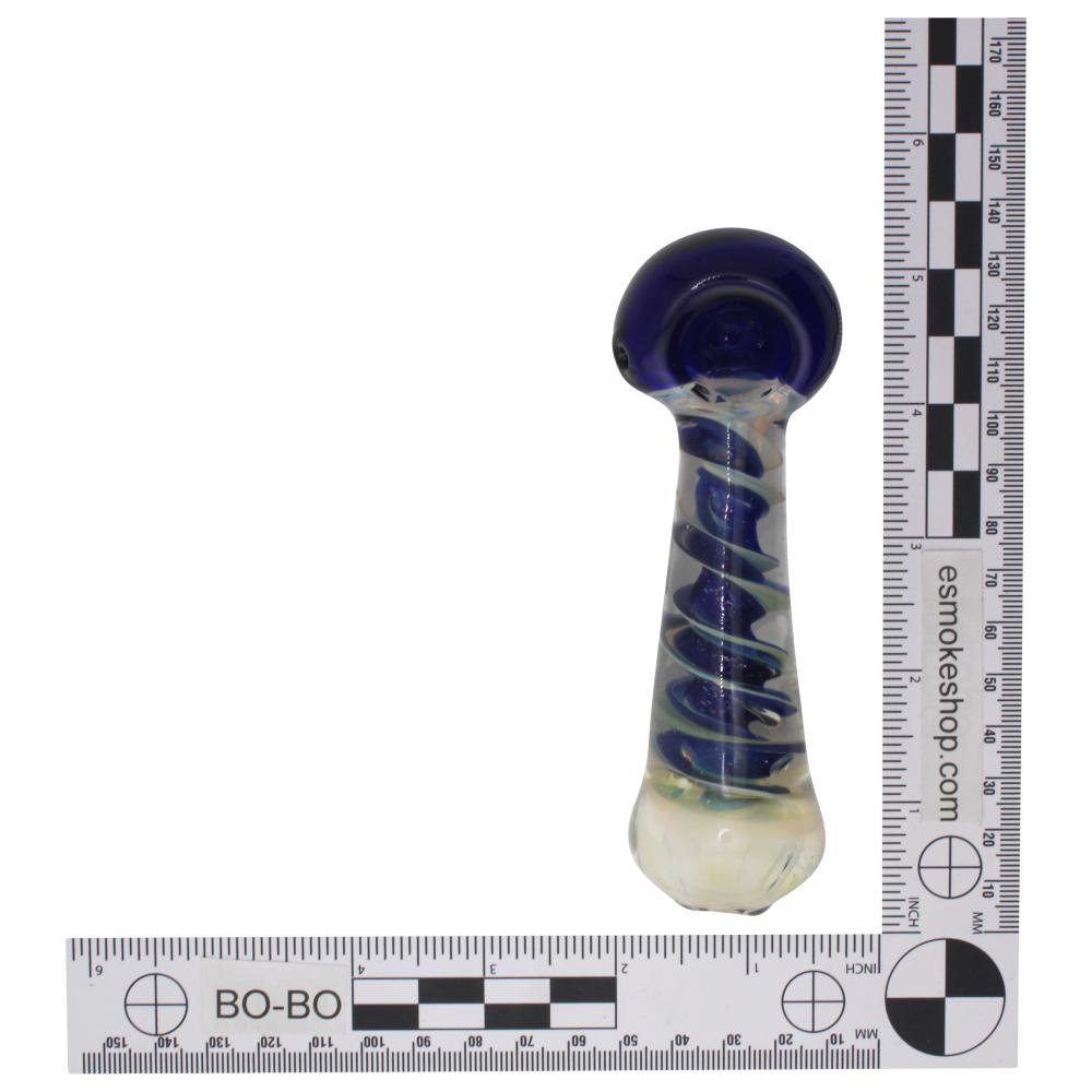 Deep Surge Glass Hand Pipe-Blue