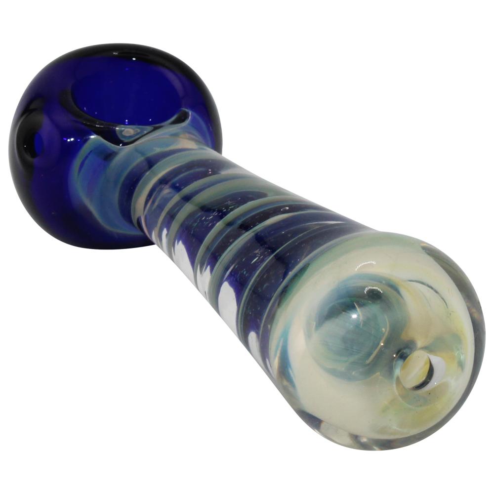 Deep Surge Glass Hand Pipe-Blue