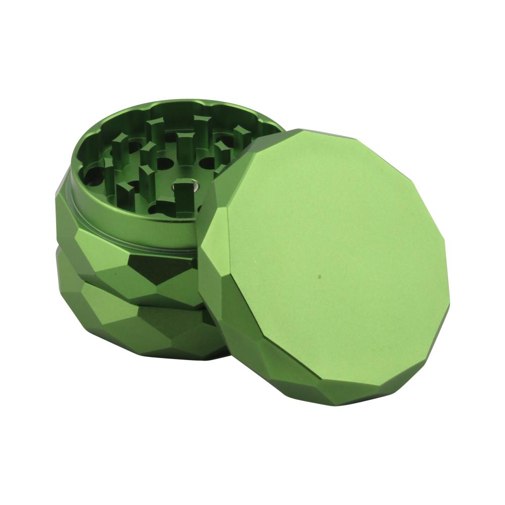Diamond Design Metal Grinder-4 Piece-Green
