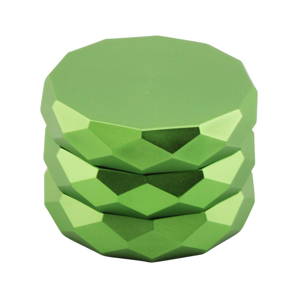 Diamond Design Metal Grinder-4 Piece-Green