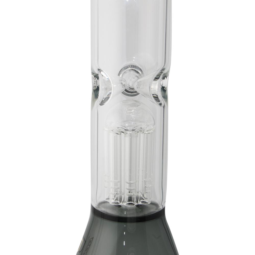 Diamond Glass Tree Perc Water Pipe-Black