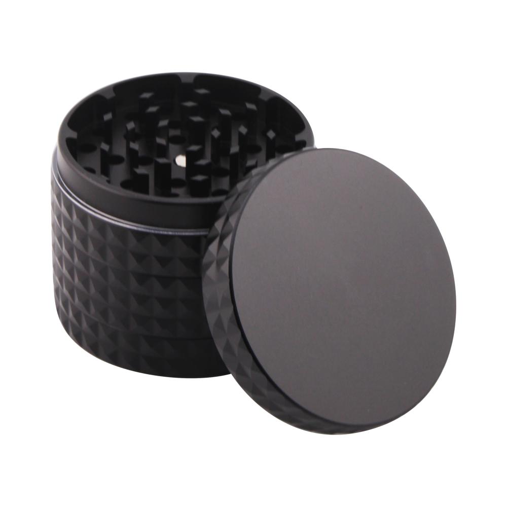 Dodecahedron Design Metal Grinder-4 Piece-Black