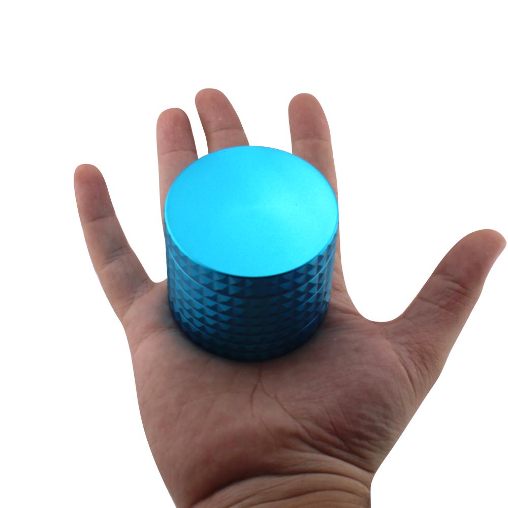 Dodecahedron Design Metal Grinder-4 Piece-Blue