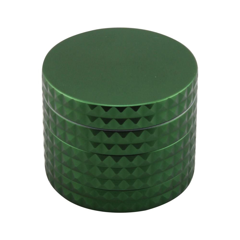 Dodecahedron Design Metal Grinder-4 Piece-Dark Green