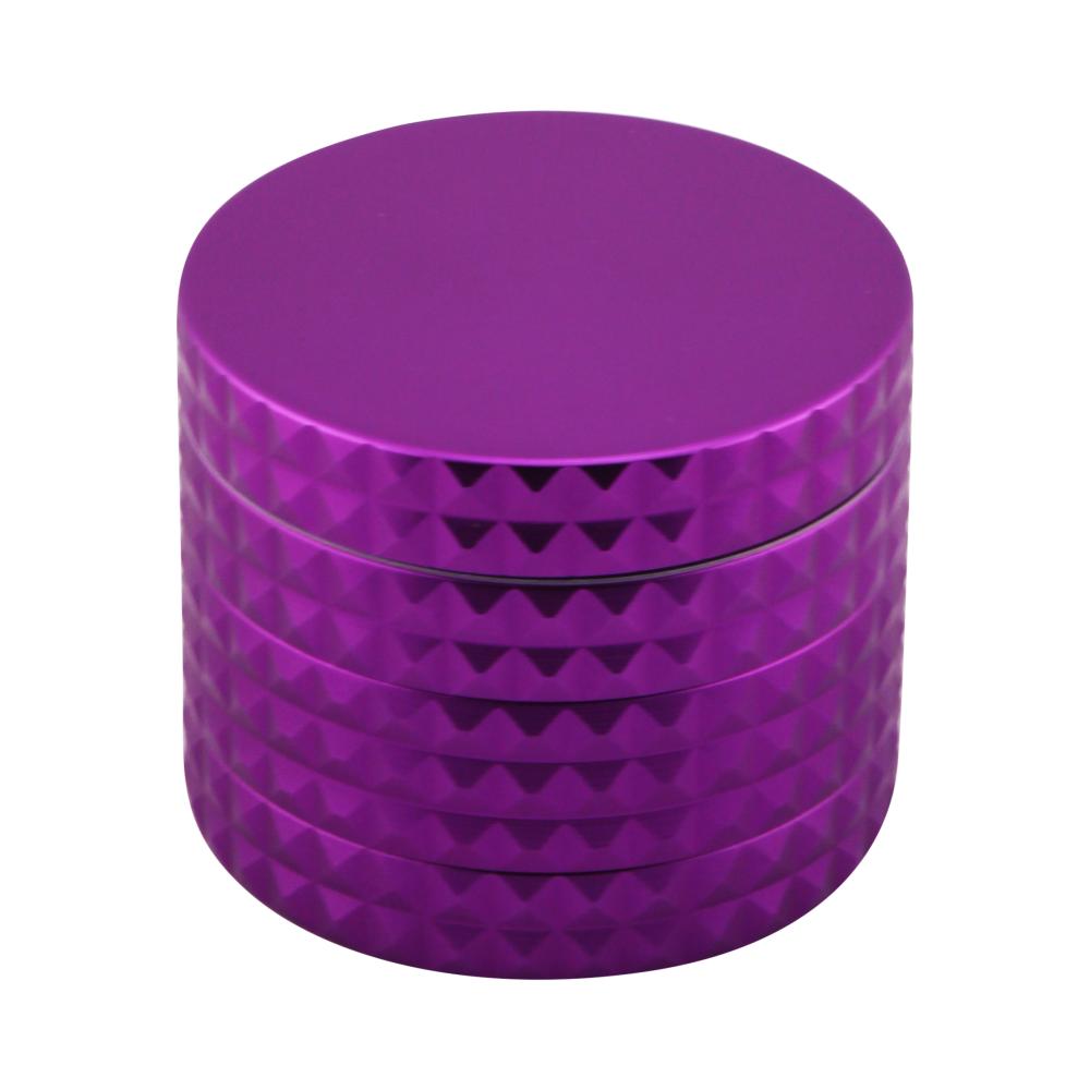 Dodecahedron Design Metal Grinder-4 Piece-Purple