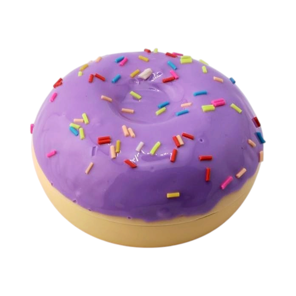 Donuts Shape Plastic Grinder-3 Piece-Purple