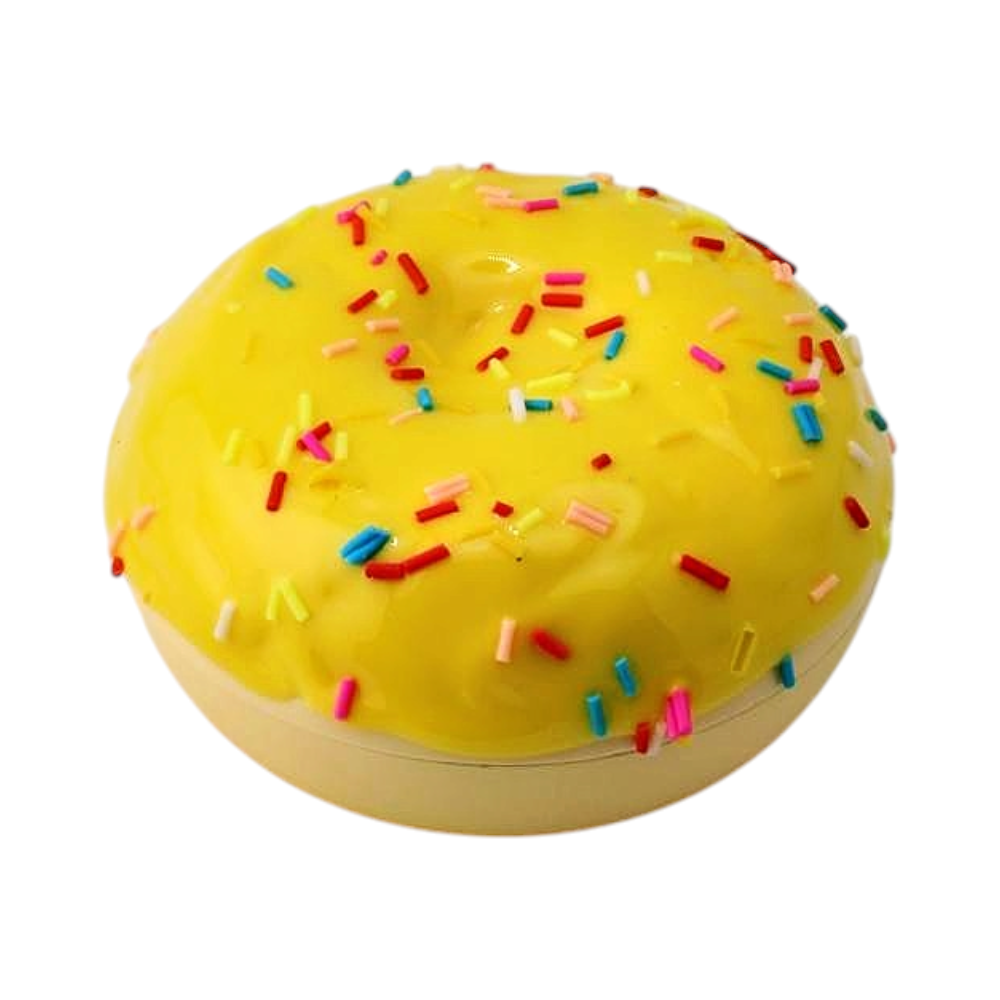 Donuts Shape Plastic Grinder-3 Piece-Yellow