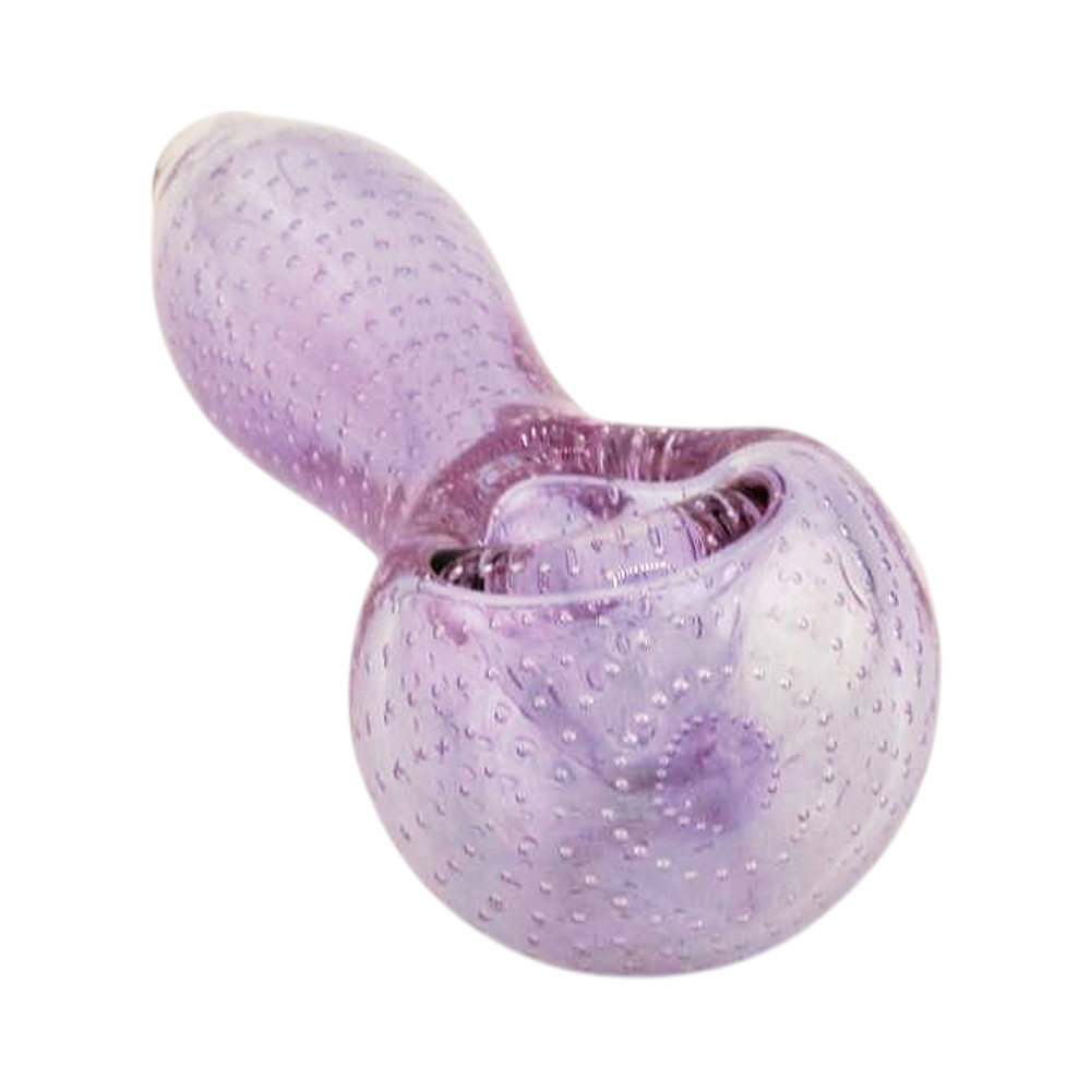 Dots Top Glass Hand Pipe-Purple