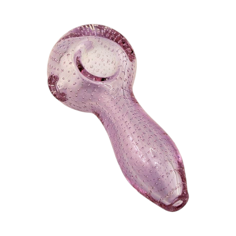 Dots Top Glass Hand Pipe-Purple