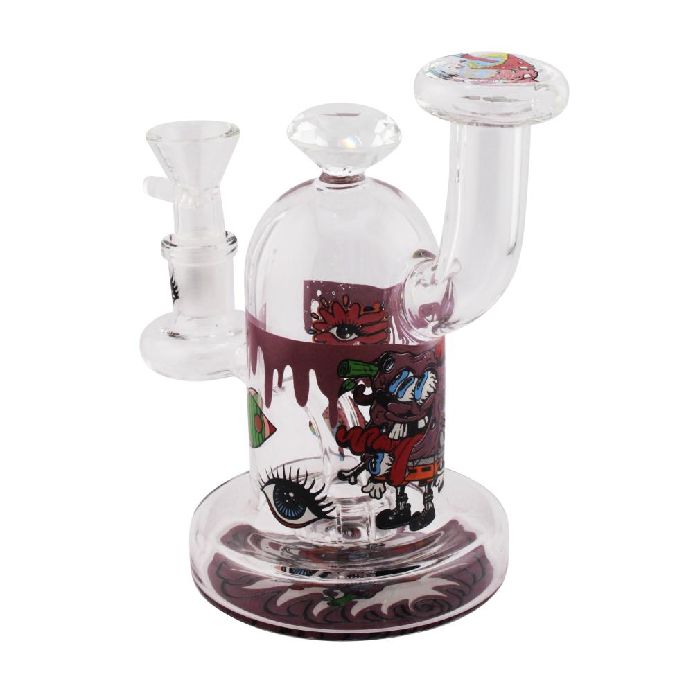 Dreamscape Mushroom Eye Water Pipe-Purple