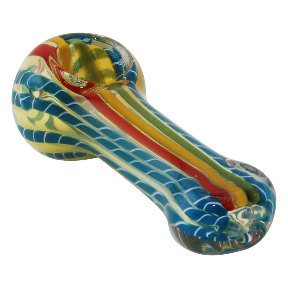 Drip Wave Glass Hand Pipe