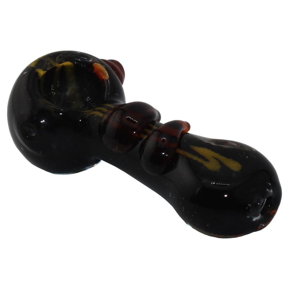 Eclipse Glass Hand Pipe-Black