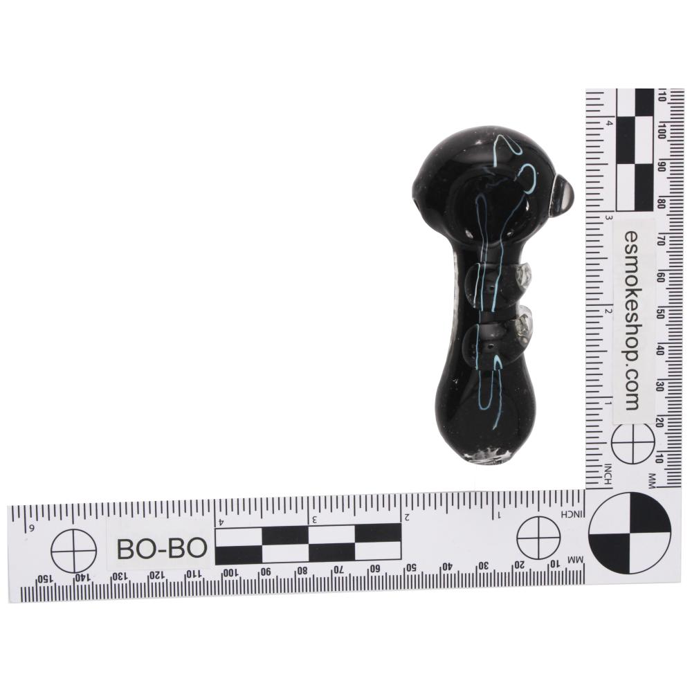 Eclipse Glass Hand Pipe-Black