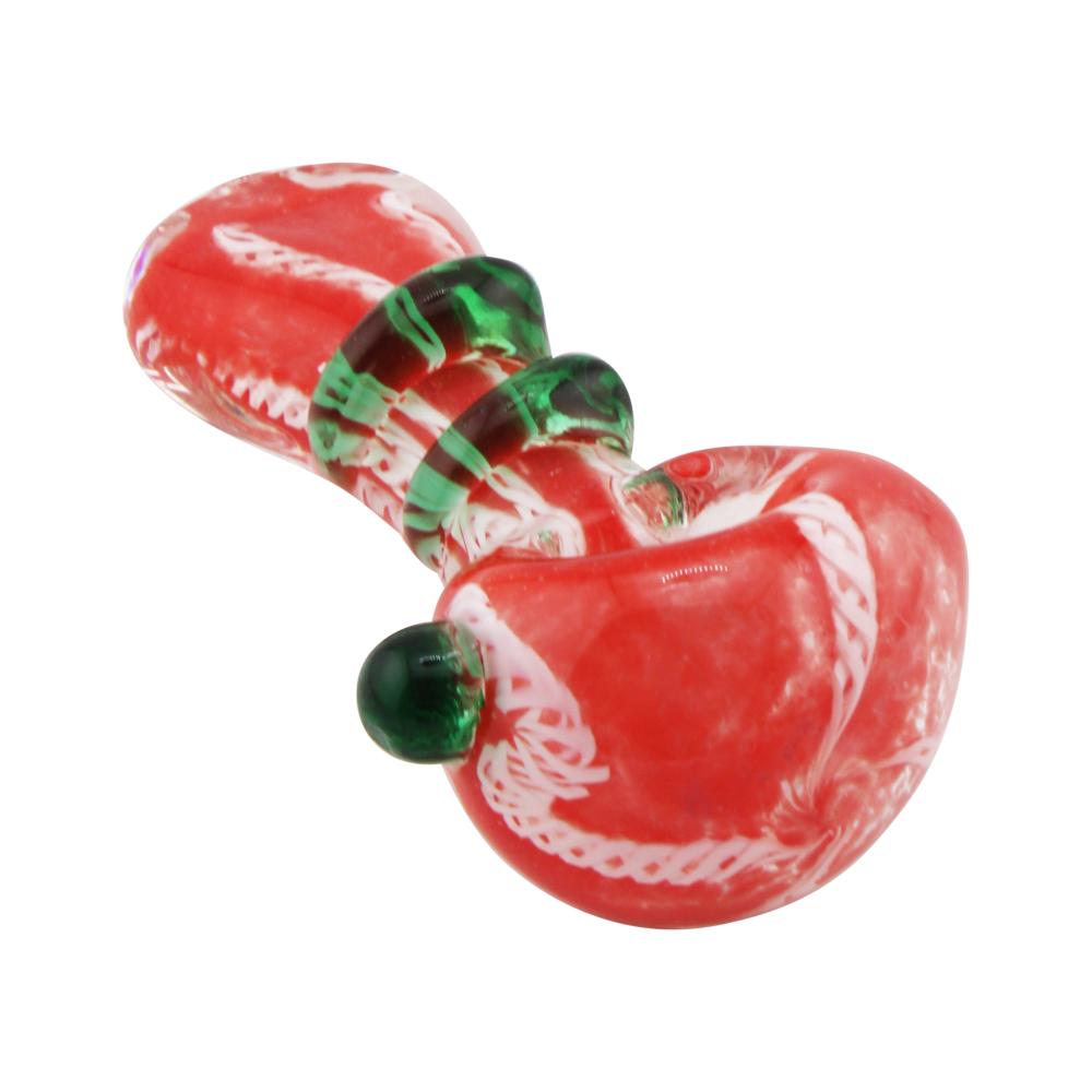 Eclipse Glass Hand Pipe-Red