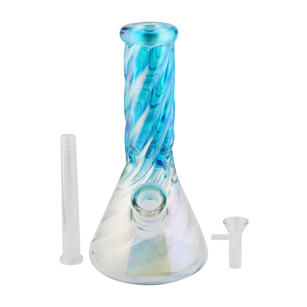 Electro Twist Beaker Water Pipe-Blue